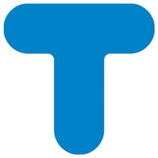 Accuform PTE212BU 6"" x 6"" x 3"" Durable Marking Shape: T-Corner Rounded Blue Rounded