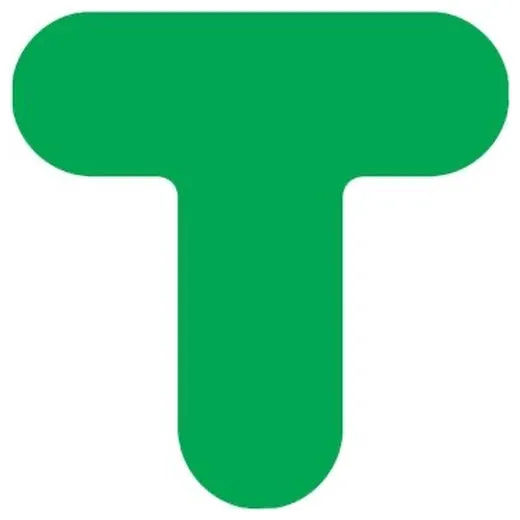 Accuform PTE212GN 6"" x 6"" x 3"" Durable Marking Shape: T-Corner Rounded Green Rounded