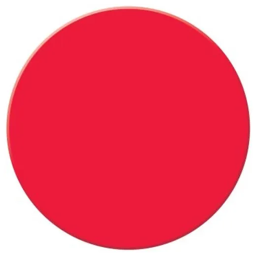 Accuform PTP208RD 3-1/2"" Tough-Mark Heavy-Duty Floor Marking Shape: Circle Red