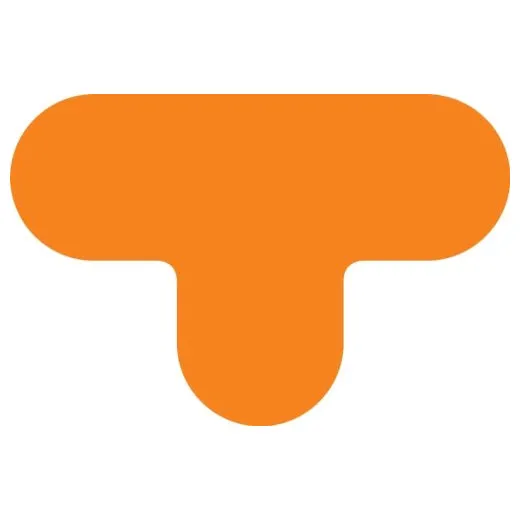 Accuform PTS658OR 8"" x 12"" Slip-Gard Shape Orange