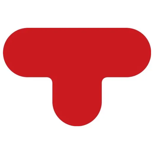 Accuform PTS658RD 8"" x 12"" Slip-Gard Shape Red