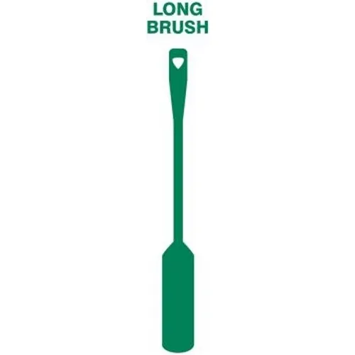 Accuform PVR302GN Green Tool Shadow: Brushes, Long Handled, Stiff