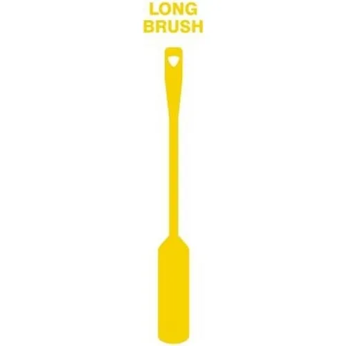 Accuform PVR302YL Yellow Tool Shadow: Brushes, Long Handled, Stiff