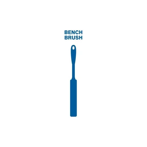 Accuform PVR303BU Blue Tool Shadow: Brushes, Bench, Soft