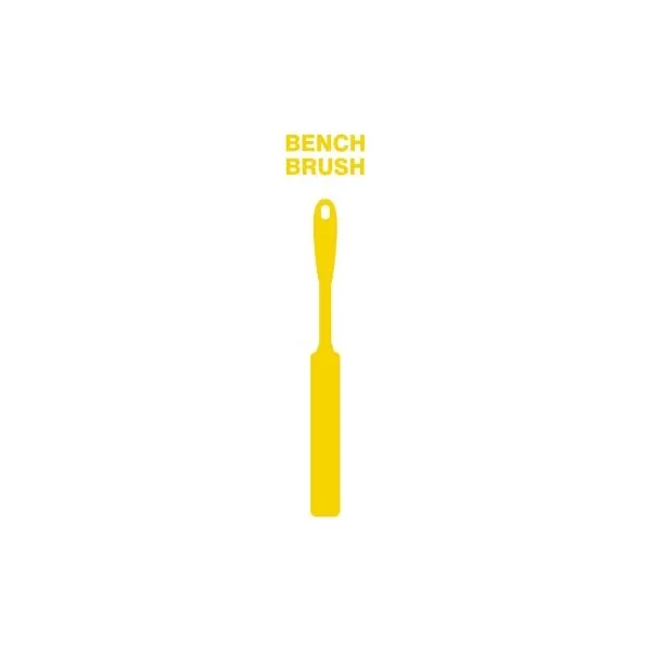 Accuform PVR303YL Yellow Tool Shadow: Brushes, Bench, Soft