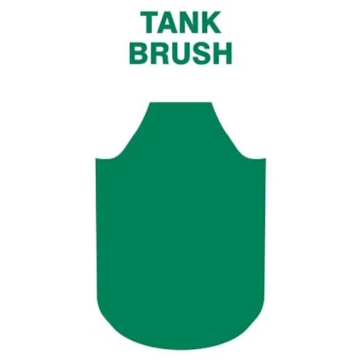 Accuform PVR317GN Green Tool Shadow: Brushes, Tank, Stiff