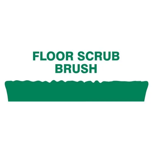Accuform PVR323GN Green Tool Shadow: Broom Heads, Deck Scrub, Stiff