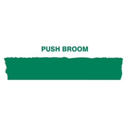Accuform PVR324GN Green Tool Shadow: Broom Heads, Floor, Medium
