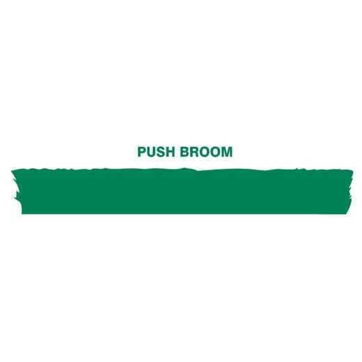 Accuform PVR326GN Green Tool Shadow: Broom Heads, Floor, Wide, Soft-Stiff