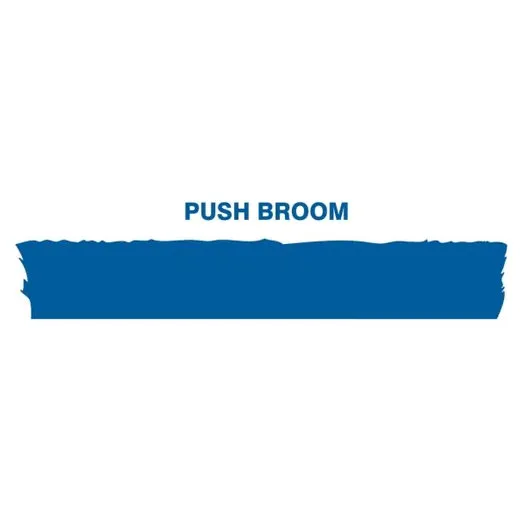 Accuform PVR327BU Blue Tool Shadow: Broom Heads, Floor, Heavy-Duty, Stiff