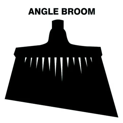 Accuform PVR328BK Black Tool Shadow: Broom Heads, Upright Angle Broom