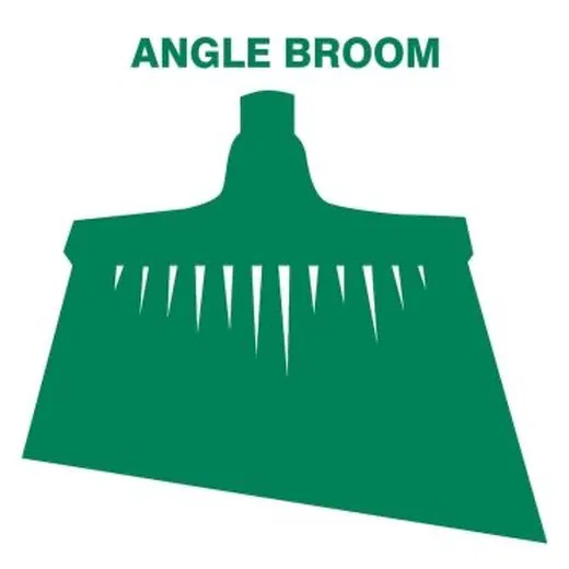 Accuform PVR328GN Green Tool Shadow: Broom Heads, Upright Angle Broom