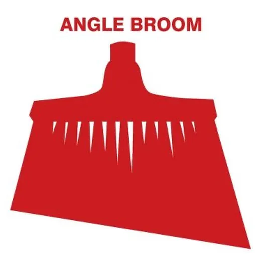 Accuform PVR328RD Red Tool Shadow: Broom Heads, Upright Angle Broom