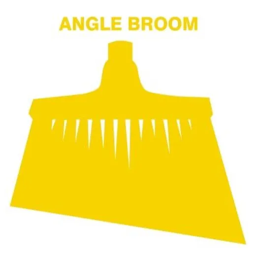 Accuform PVR328YL Yellow Tool Shadow: Broom Heads, Upright Angle Broom