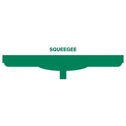 Accuform PVR333GN Green Tool Shadow: Squeegee Heads, Double Blade - 24""