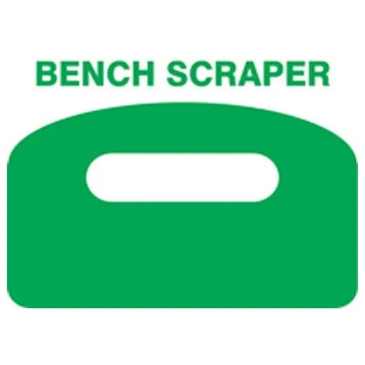 Accuform PVR384GN Green Tool Shadow: Scrapers, Bench