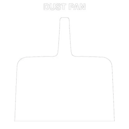 Accuform PVR397WT White Tool Shadow: Miscellaneous, Dust Pan