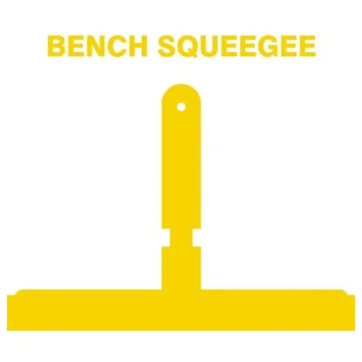 Accuform PVR399YL Yellow Tool Shadow: Miscellaneous, Bench Squeegee w/Handle
