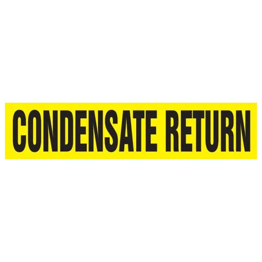 Accuform RPK237SSH Self Stick - 8"" to 10"" OD ASME (ANSI) Pipe Marker: Condensate Return