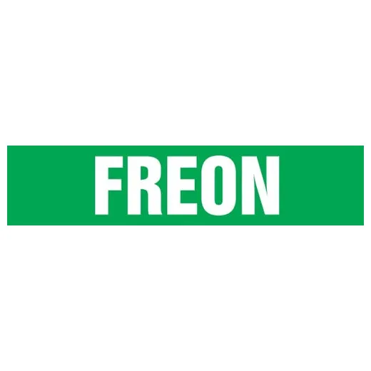 Accuform RPK329SSH Self Stick - 8"" to 10"" OD ASME (ANSI) Pipe Marker: Freon