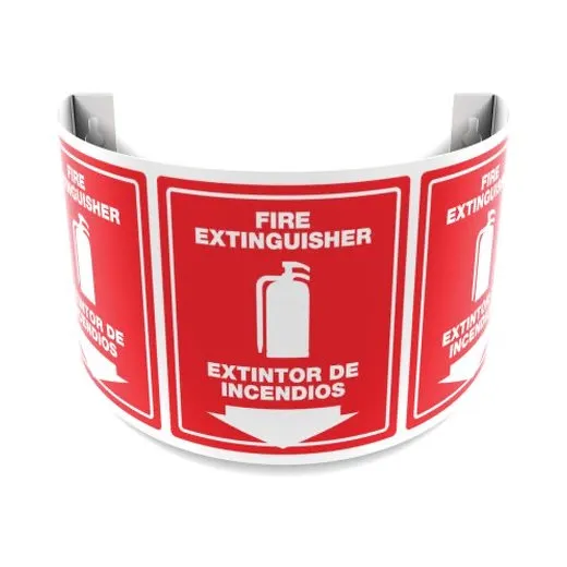 Accuform SBPSJ328 12"" 180D Projection Sign