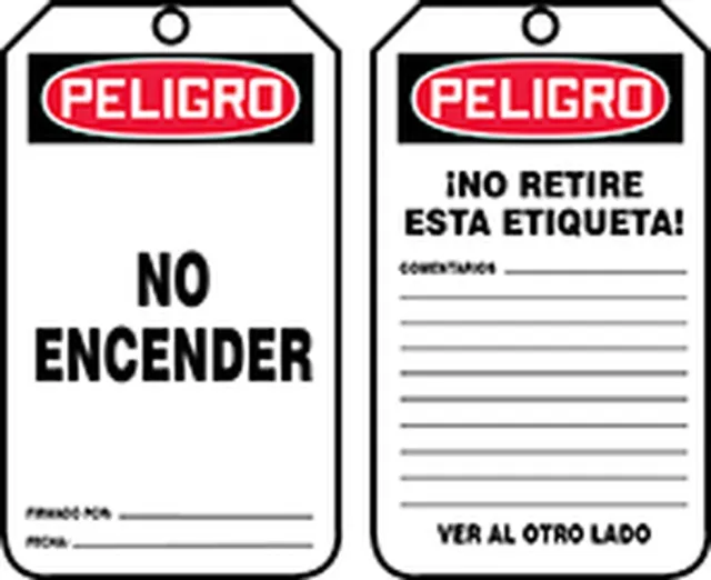 Accuform SHMDT190PTM OSHA Danger Safety Tag: Do Not Start