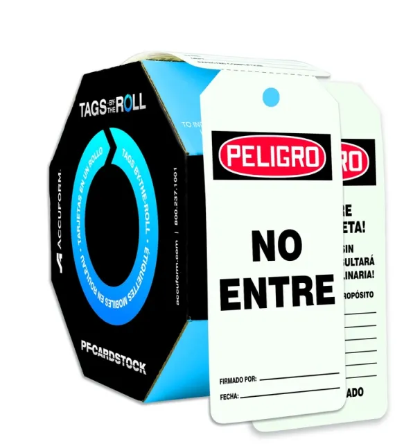 Accuform SHTAR104 OSHA Danger Tags By-The-Roll: Do Not Enter