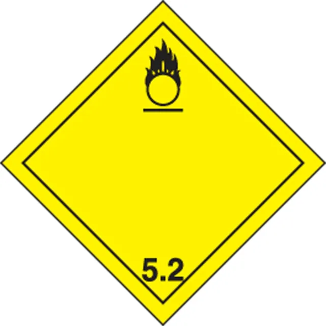 Accuform TCP522RM1 10-3/4"" x 10-3/4"" TDG Placard - Class 5