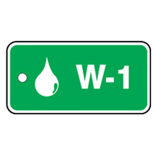 Energy Source ID Tag, No Header, vinyl, 3 in Width, 1 1/2 in Height, Write On Surface: No