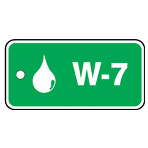 Energy Source ID Tag, No Header, vinyl, 3" Width, 1-1/2" Height, Write On Surface: No