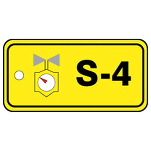 Accuform TDJ304VPM Energy Source Identification Standard Tag: Steam