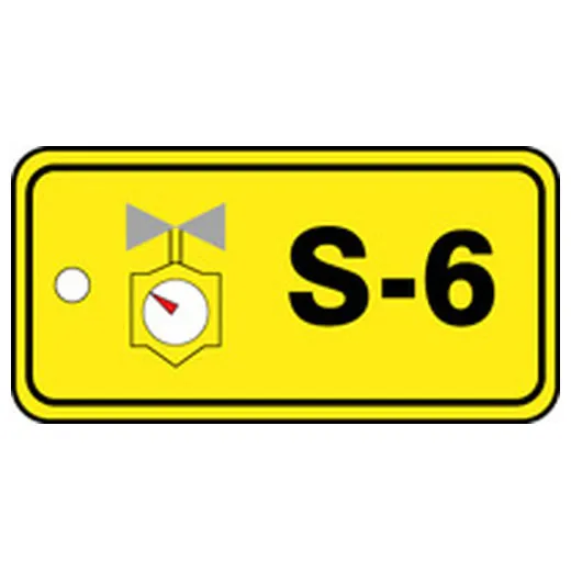 Accuform TDJ306VPM Energy Source Identification Standard Tag: Steam