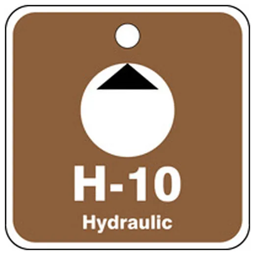 Energy Source ID Tag, No Header, vinyl, 2-1/2" Width, 2-1/2" Height, Write On Surface: No