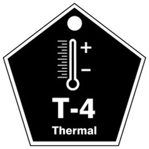 Accuform TDK804XVM Energy Source ShapeID Tag: T-_ Thermal