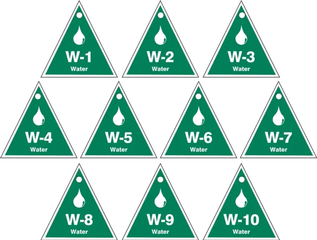 Energy Source ID Tag, No Header, vinyl, 2-1/2" Width, 2-1/2" Height, Write On Surface: No ,10 PK