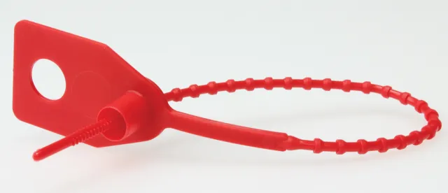 PULL TIGHT PLASTIC SEAL COLOR RED TLS792