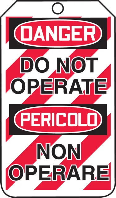 Caution, RP-Plastic, 3-7/8 in Width, 3/8 in Height, ,25 PK