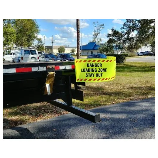 Accuform TWF104 Trailer Warning Flag Danger - Loading Zone - Keep Clear