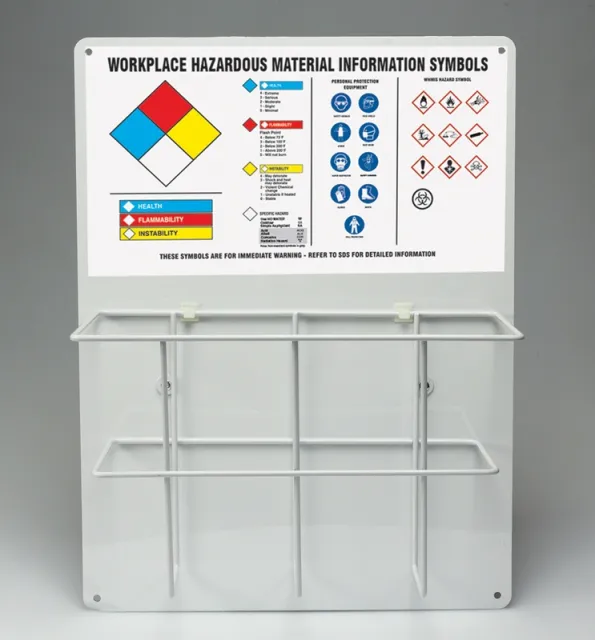 Accuform ZRS351 WHMIS Aluminum Basket Center Board: Safety Data Sheets (2015), Board Only
