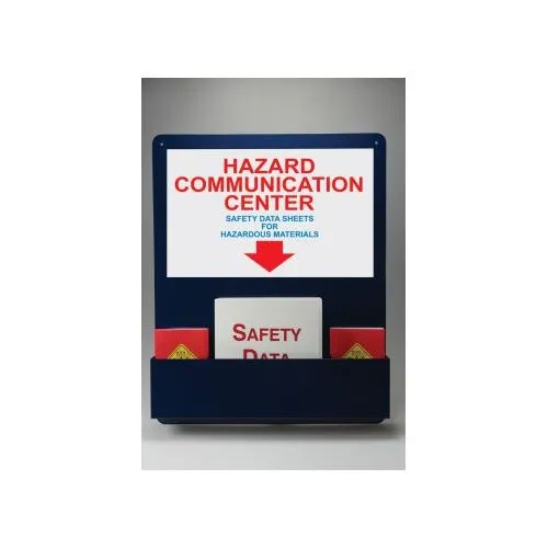 Accuform ZRS747 20"" x 15"" Pocket-Style Aluminum Center: Hazard Communication Center Standard Aluminum