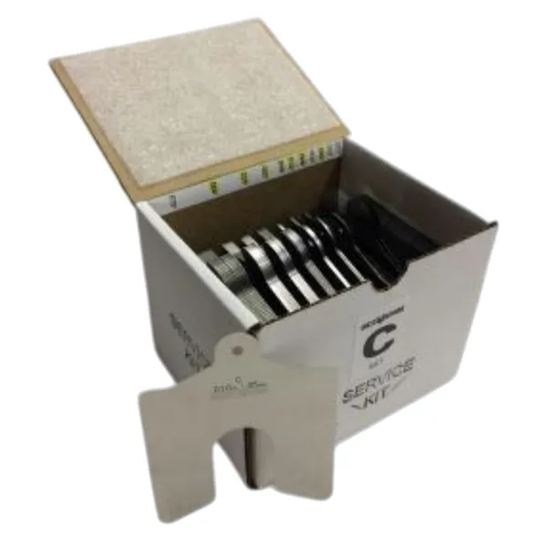 Accushim C-SERVICE Size C 4"" x 4"" Shim Kit for Use with 3/4"" to 1-1/4"" Hold Down Bolts (80 Pieces)