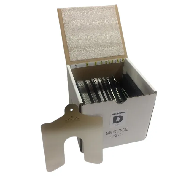 Accushim D-SERVICE Size D 5"" x 5"" Shim Kit for Use with 1"" to 1-5/8"" Hold Down Bolts (80 Pieces)