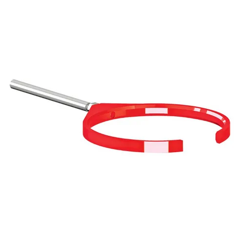 Ace Glass 11177-21 Open Ring Support Powder Coated Aluminum 9-1/2"" OD 8-3/4"" ID 7-1/2"" Arm