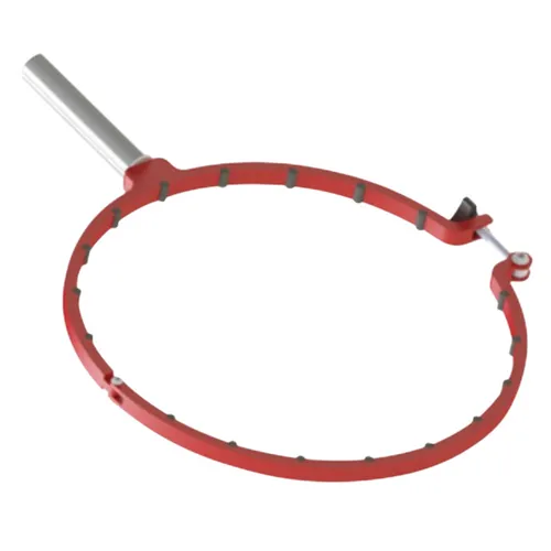 Ace Glass 12842-60 Bolt Latch Clamp 300mm Flanged Vessels 1"" X 8"" Stainless Steel Mounting Rod