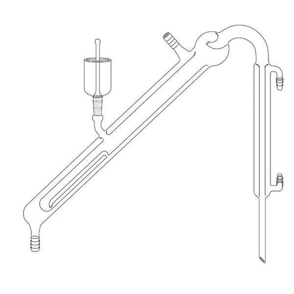 Ace Glass 6558-40 Markham Still for Volatile Fatty Acid Test (ASTM D-1076)