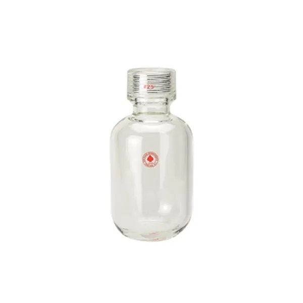 Ace Glass 8648-140 75 mm O. D. x 11.5 cm (4-9/16"") Pressure Bottle 325 mL #25 Ace-Thred (Bottle Only)