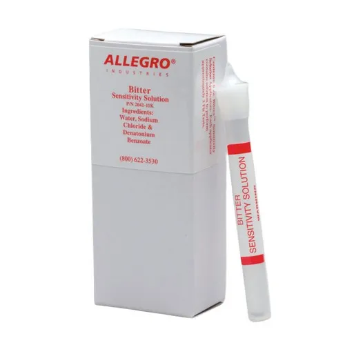 Allegro Industries 2041-11K Bitter (Denatonium Benzoate) Replacement Sensitivity Solutions, 6 ampules
