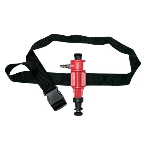 Allegro Industries 4000-20 Abrasive Helmet Heater w/ Belt, High Pressure, Red Body with Black Control Valve