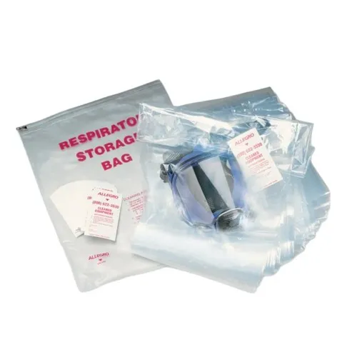 Allegro Industries 4001-06 Respirator Storage Bag, Extra Large Disposable, 12"" x 8"" x 28""