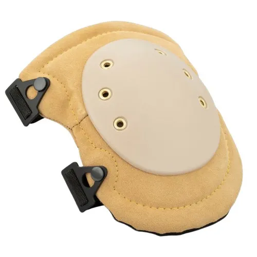 Allegro Industries 6991-01Q Welding Knee Pads w/ Leather Caps, Tan Suede Leather